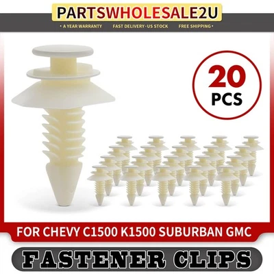 20 peças clipes de retenção de painel interno de náilon para Chevy C1500 K1500 GMC - Imagem 1 de 4
