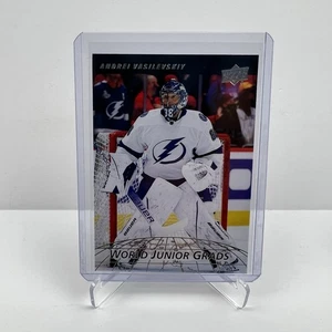 2022-23 Upper Deck Series 2 Hockey #WG-11 Andrei Vasilevskiy World Junior Grads - Picture 1 of 2