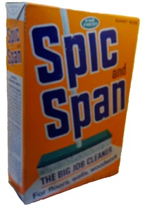 Spic and Span vintage soap box 54 oz giant size big job cleaner pine fresh NOS - Picture 1 of 7