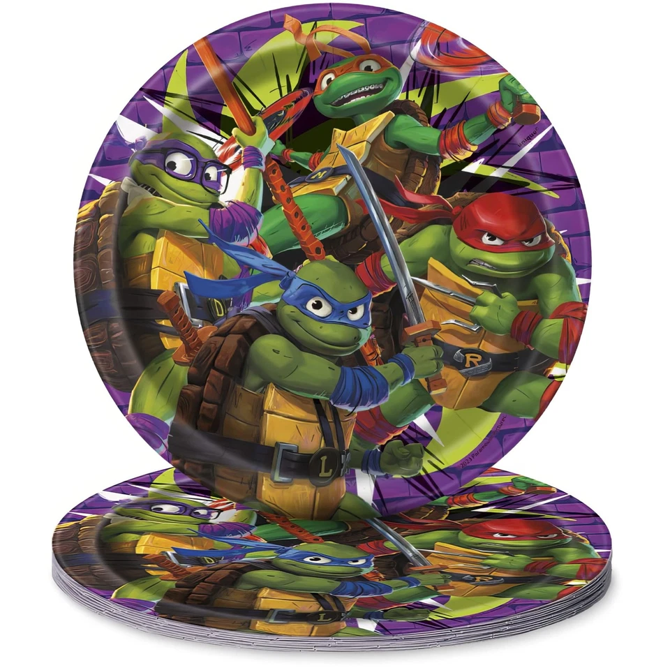 Unique Industries Teenage Mutant Ninja Turtle Mayhem Plates - Image 1 of 1