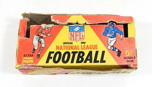 1966 Philadelphia Football Empty 5 Cent Display Box - Picture 1 of 5