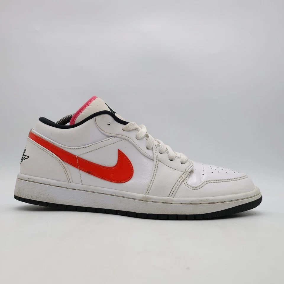 Nike Air Jordan 1 Zapatillas bajas para hombre 10,5 'Swoosh multicolor' blancas CW7009-100 Foto 1 de 4