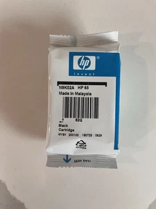 Genuine HP 65 Black Ink Cartridge N9K02A NEW EXP Unknown - Picture 1 of 2