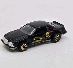 VTG 1983 Hot Wheels 81 Thunder Burner "The Black Knight" Gold Rims Diecast Car - Picture 1 of 9