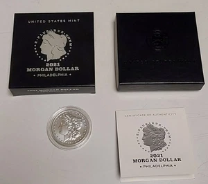2021 Philadelphia Morgan Silver Dollar Free Shipping - Picture 1 of 9