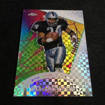 2023 Topps Composite Chrome All-Etch X-Fractor #CAE-18 Bo Jackson LA Raiders - Image 1 of 3