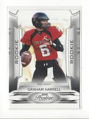 2009 Playoff Prestige #140B Graham Harrell (Red JERSEY) Rookie Texas Tech SP! - Image 1 of 2