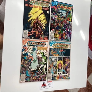 Crisis on Infinite Earths #8, 9, 10 y #11 1985 lote de 4 cómics de alta calidad de DC - Imagen 1 de 6