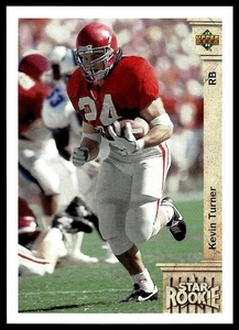 Kevin Turner *TARJETA DE NOVATO* (RC) 1992 Upper Deck #25 - Imagen 1 de 2