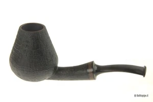 Vitale Pipe ★★ - Sabbiata - Quarted Bent Vulcano - Picture 1 of 7