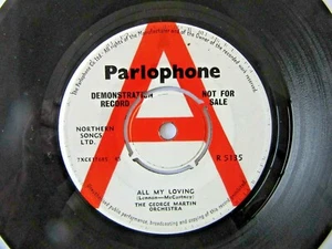 GEORGE MARTIN ''ALL MY LOVING'' DEMO 7'' --- BEATLES - Picture 1 of 4