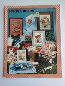 Craftways Hugga Bears Counted Cross Stitch Patterns Vintage 1983 - Picture 1 of 2