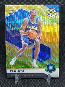 2021 PANINI MOSAIC PRIZM ASIA GOLD WAVE RC PAUL REED - PHILADELPHIA - Picture 1 of 1
