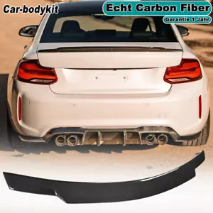 Carbon Spoiler Abrisskante Heckspoiler Lippe Passt für BMW 2er Coupe F87 F20i M2 - Bild 1 von 13
