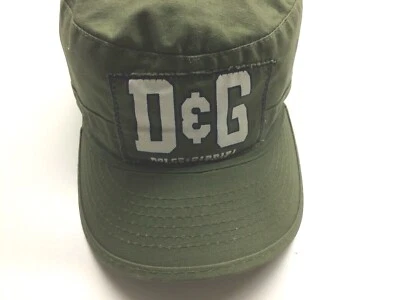 Gorra Dolce&Gabbana estilo militar de alta gama muy rara de colección con logotipo exhibición de tienda Foto 1 de 4
