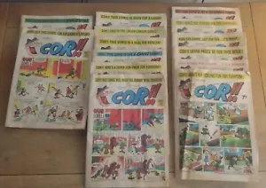 JOBLOT X14 EARLY 70S COR KIDS VINTAGE COMIC MAGAZINES - Picture 1 of 5