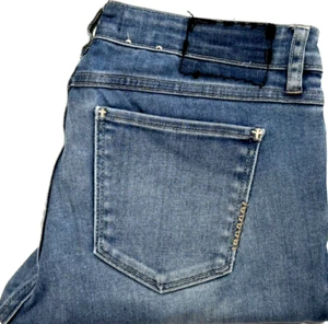 Neuw Womens Size 8s Measured W26 x L30 Razor Skinny Leg Blue Denim Jeans - Picture 1 of 7