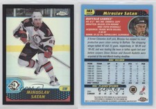 2001-02 Topps Chrome Black Refractors /50 Miroslav Satan #103