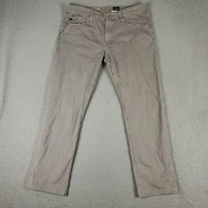 AG Adriano Goldschmied Jeans Mens 34x30 Beige The Graduate Tailored Leg Pants * - Picture 1 of 11