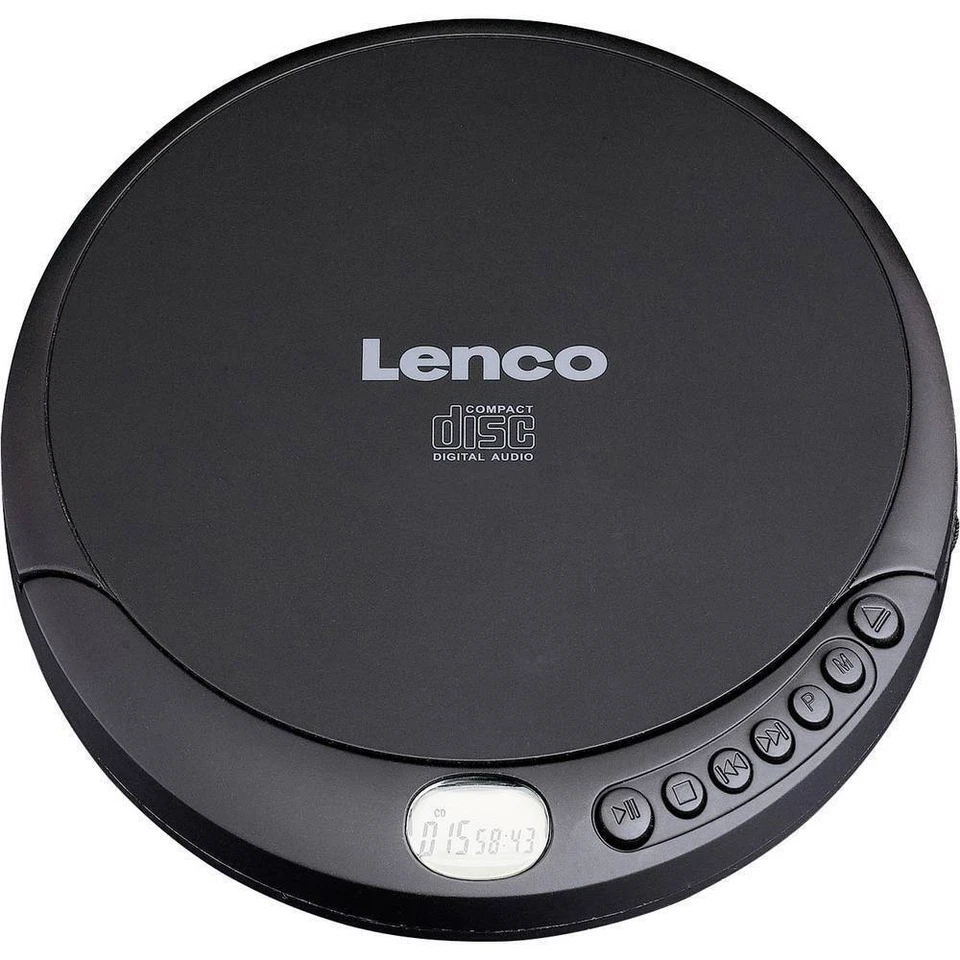 Lenco CD-010 Tragbarer CD-Player - Schwarz