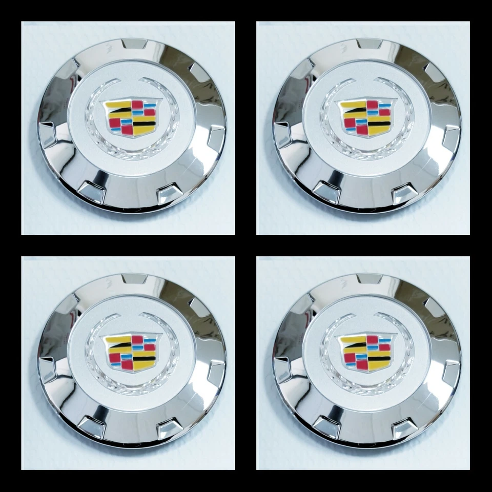 CC24 D097*4 Wheels Center Cap 7.25" For CADILLAC ESCALADE CHROME COLORED 22" - Image 1 of 1