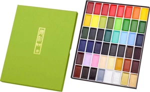 GANSAI TAMBI 48 Colors Set, Watercolor Paint, Professional-Quality Artists and - Picture 1 of 6