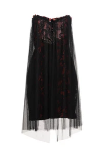 ROMEO GIGLI PLUS Short Floral Lace Overlay Size 8 - Picture 1 of 7
