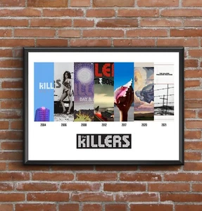 The Killers - Diskographie - Multi Album Kunst Posterdruck - tolles Weihnachtsgeschenk - Bild 1 von 12