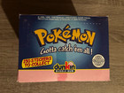DISPLAY BOX 24 PACKS STICKER  DUNKIN BOOMER BUBBLE GUM BLEU POKEMON TOPPS 2000