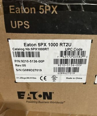 Eaton 5PX 1000 RT2U extended battery module (EBM) - Image 1 of 4