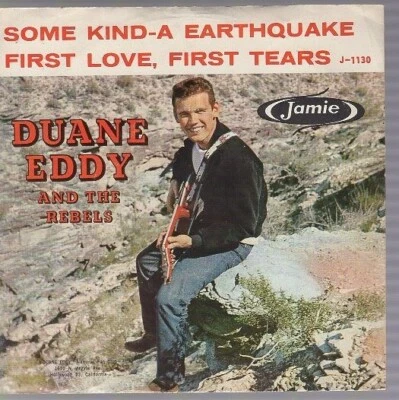 Duane Eddy - Some Kind-A Wonderful / First Love, First Tears 7" 45 w/ PS - Image 1 of 4