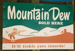 Mountain Dew sign image refrigerator magnet 3 1/2"x 4 1/2" - Picture 1 of 1