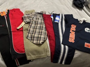 Lot Of 7 Boys Size XS 4-5  Clothing T Shirt, long pants - NWT BL4 - Picture 1 of 8