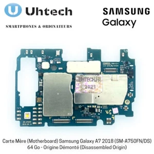Carte Mère Samsung Galaxy A7 2018 (SM-A750FN/DS) 64 Go - Origine Démonté - Picture 1 of 4