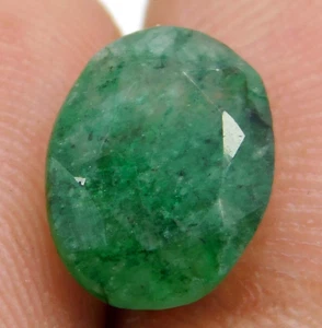 2.25 Ct Untreated Colombian Green Emerald Natural Certified Oval Loose Gemstone - Picture 1 of 9