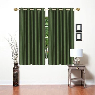 New 2 Piece Eyelet Window Curtain Set - 5 feet  - Image 1 of 2