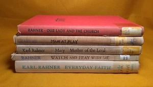 Brothers Hugo & Karl Rahner 5 HC book lot Catholic Faith Mary Church Pray ex-lib - Imagen 1 de 24
