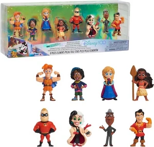 Disney 100 Celebration Figure Pack - 100 Years of Relentless Pursuit 8 Figures - Picture 1 of 8