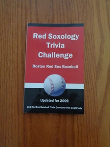 Red Soxology Trivia Challenge: Red Sox Baseball by P Wilson, T Rippey III SC - Foto 1 di 1