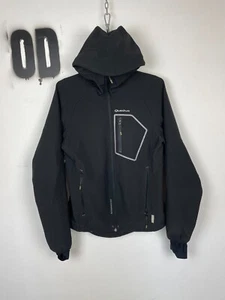 Quechua Black Fleece Waterproof Jacket Hooded Size M - Picture 1 of 14