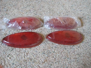 Duo Lamp Car Lens. Possible 1938-39. Set of 4. "Glass". - Picture 1 of 3