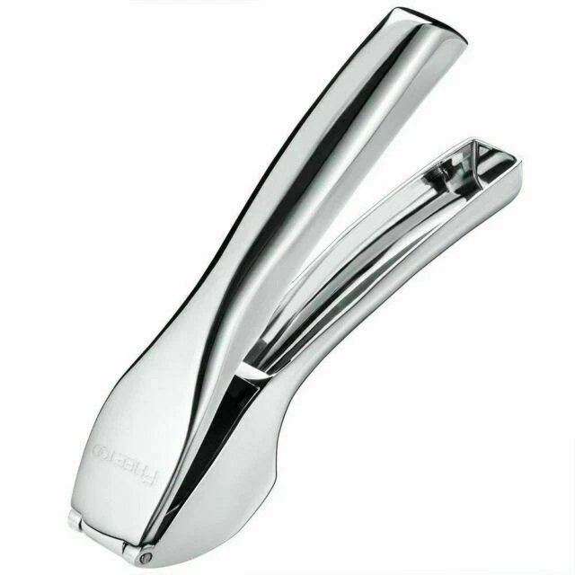 Freetoo Stainless Steel Garlic Press Crusher - Silver (WAN10016CH-ES)