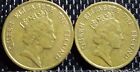 1989 Hong Kong Queen Elizabeth II, 10 Cent coin, 2 pcs (plus FREE 1 coin) #25618