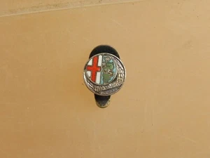 Alfa Romeo OMEA Milano Valbani Italy Buttonhole Vintage Lapel Pin Badge - Picture 1 of 13