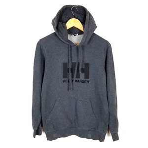 Maglione uomo HELLY HANSEN taglia S pullover grigio canguro tasche cotone con... - Foto 1 di 9