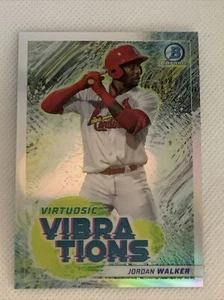 2022 Bowman Chrome JORDAN WALKER Virtuosic Vibrations Rookie Card #VV-13 RC - Picture 1 of 3