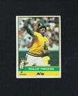 1976 Topps #405 ROLLIE FINGERS A&#39;s EX
