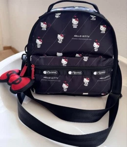 Lesportsac Hello Kitty Crossbody Bag Mini Backpack Purse Cartoon Gift - Picture 1 of 5