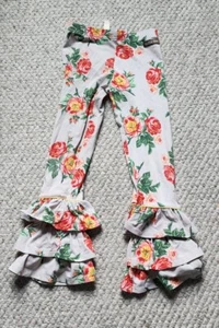 Matilda Jane Ever After Bennys Leggings Brilliant Daydream Ruffle Pants Size 6 - Picture 1 of 4