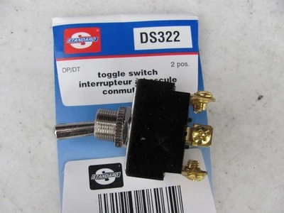 Standard DS322 Heavy Duty Toggle Switch, 2 Position, 12 Volts DC, 35 Amps - Image 1 of 3